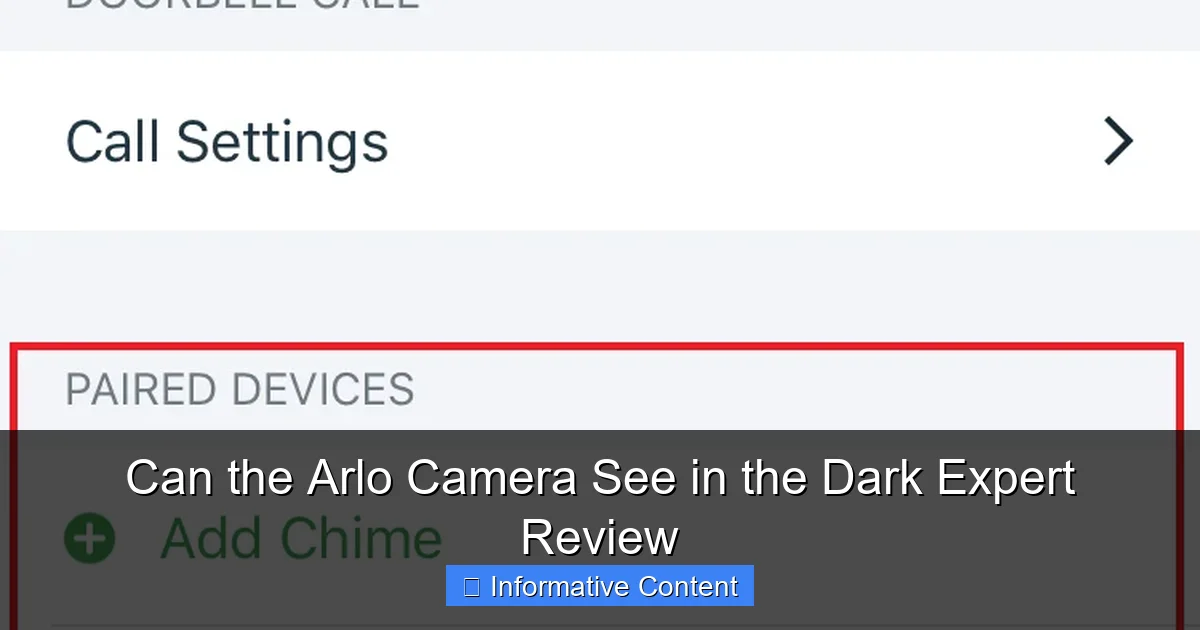 Can the Arlo Camera See in the Dark Expert Review