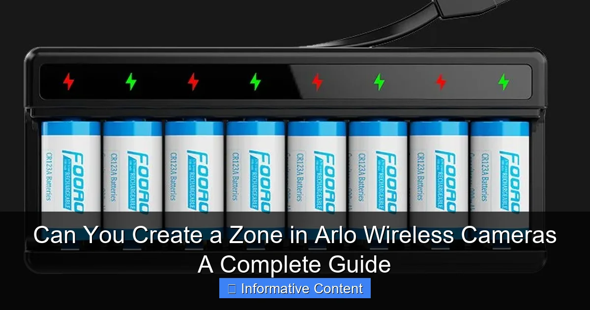 Can You Create a Zone in Arlo Wireless Cameras A Complete Guide