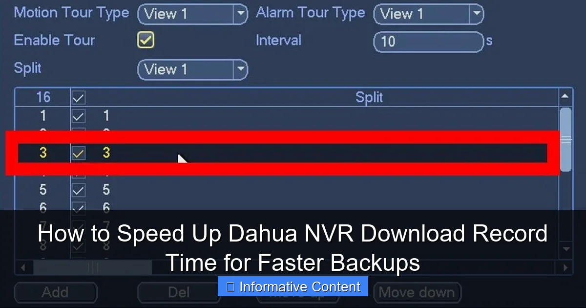 How to Speed Up Dahua NVR Download Record Time for Faster Backups