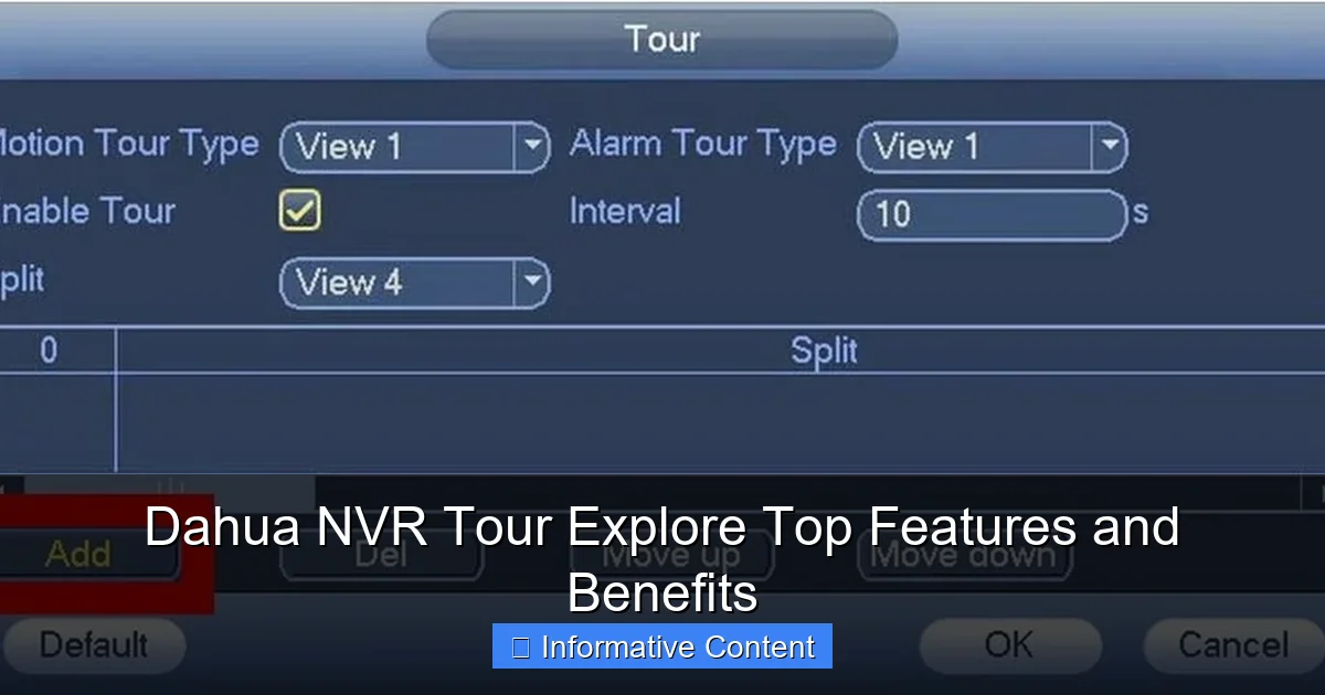 Dahua NVR Tour Explore Top Features and Benefits