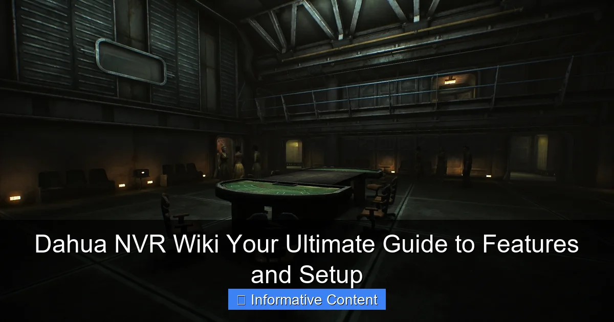 Dahua NVR Wiki Your Ultimate Guide to Features and Setup
