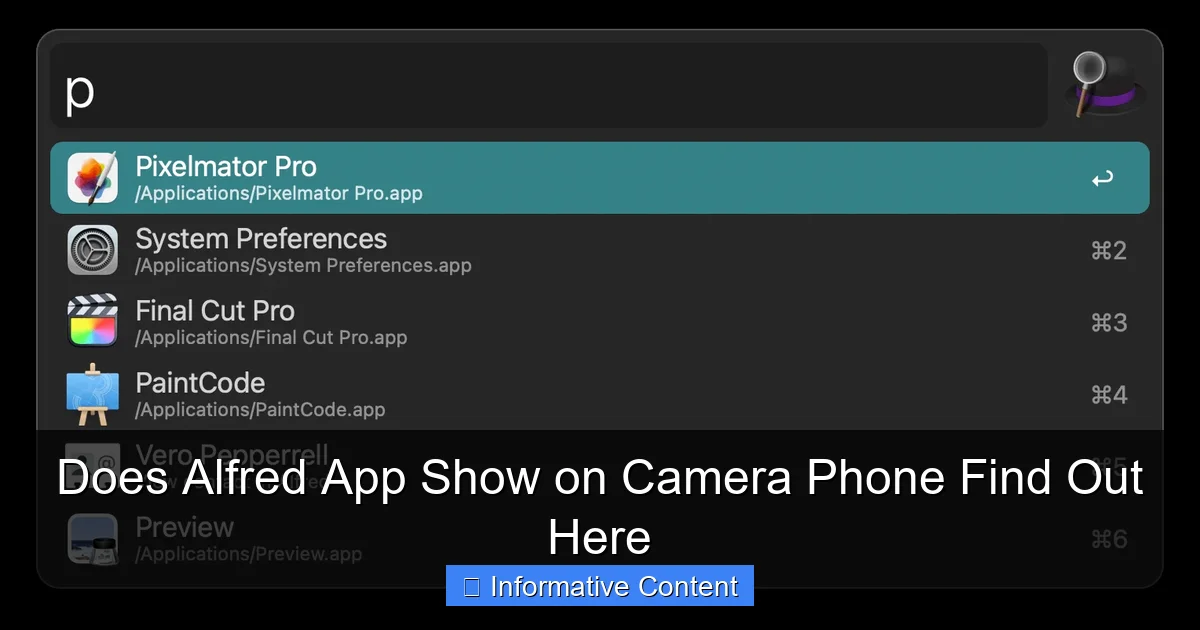 Does Alfred App Show on Camera Phone Find Out Here