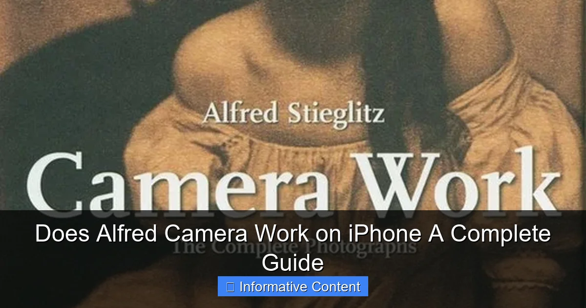 Does Alfred Camera Work on iPhone A Complete Guide