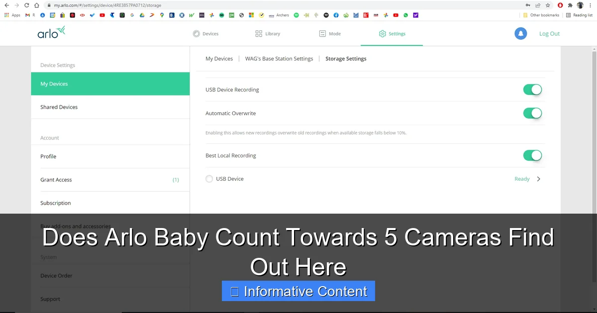 Does Arlo Baby Count Towards 5 Cameras Find Out Here