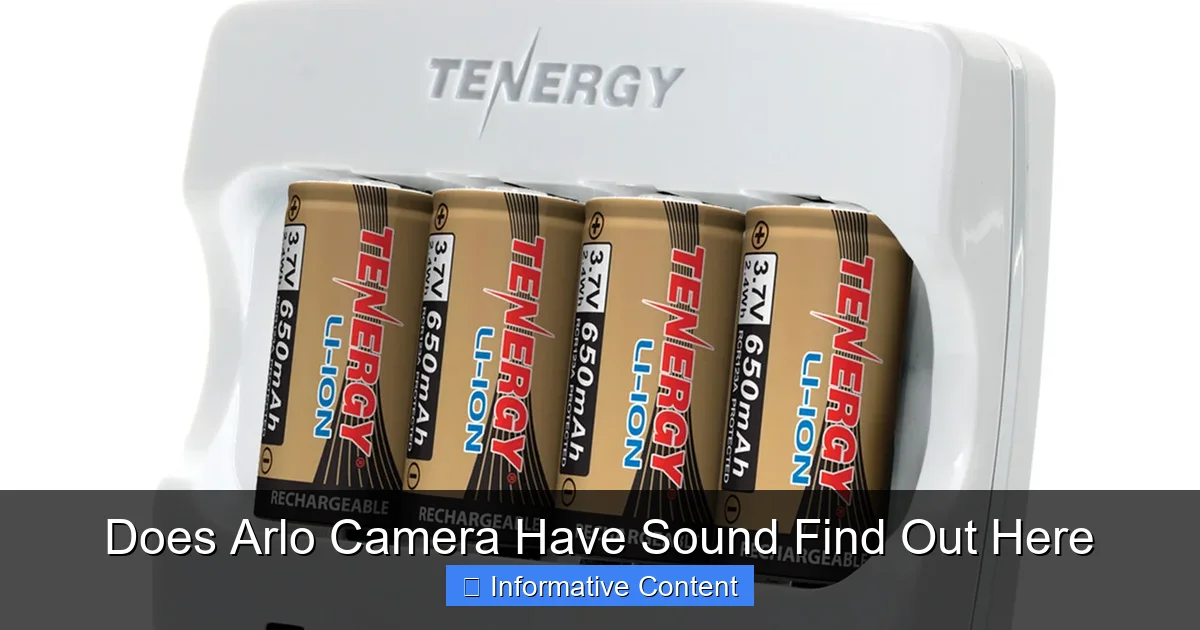 Does Arlo Camera Have Sound Find Out Here