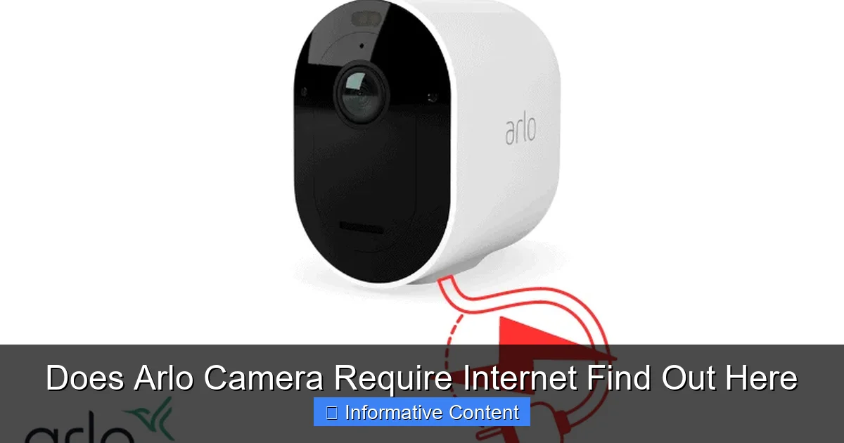Does Arlo Camera Require Internet Find Out Here