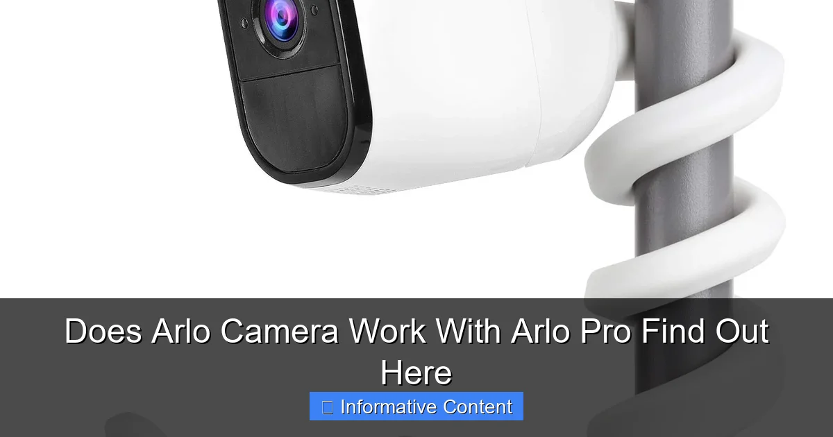 Does Arlo Camera Work With Arlo Pro Find Out Here