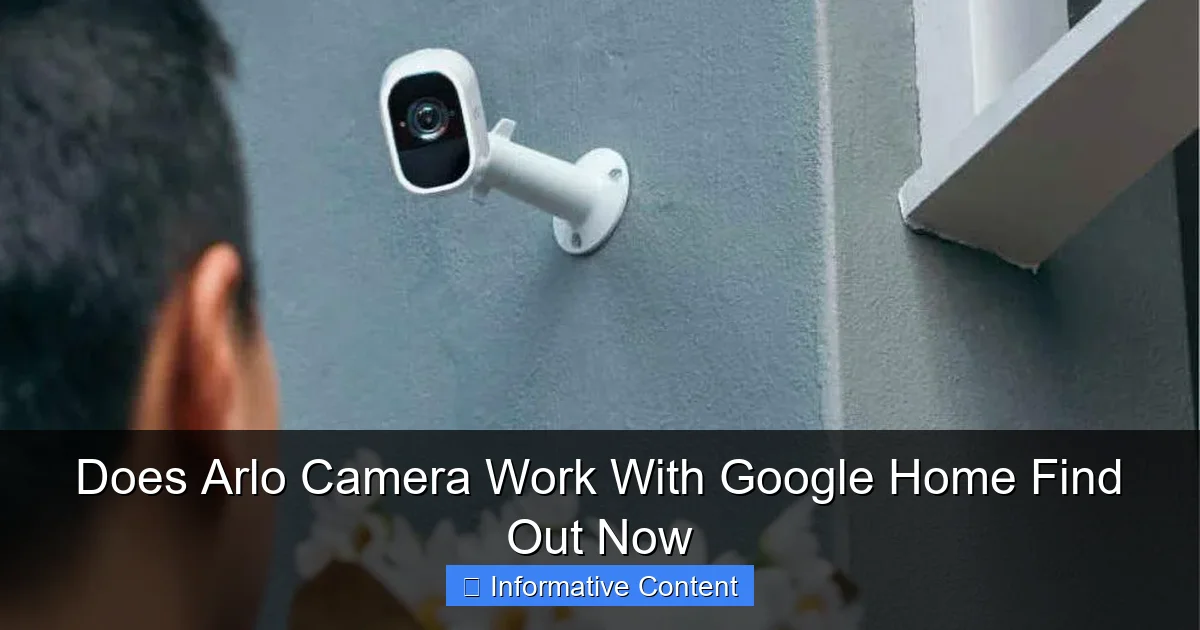 Does Arlo Camera Work With Google Home Find Out Now