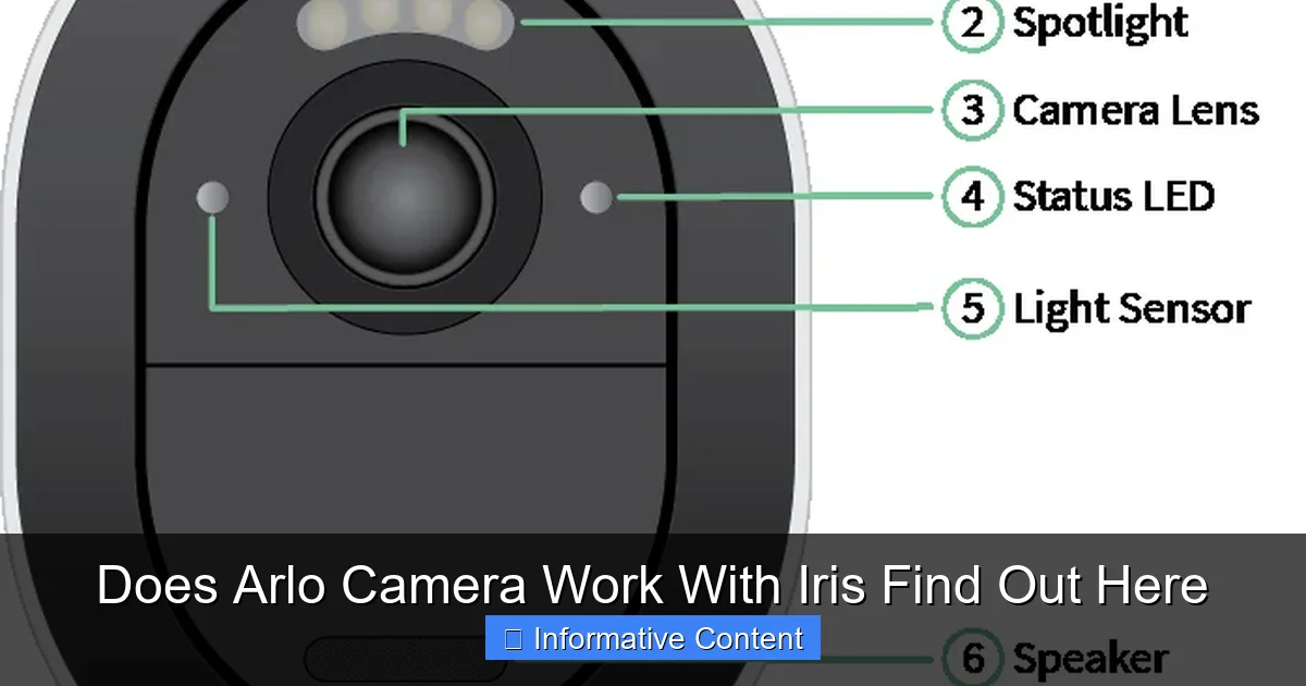 Does Arlo Camera Work With Iris Find Out Here
