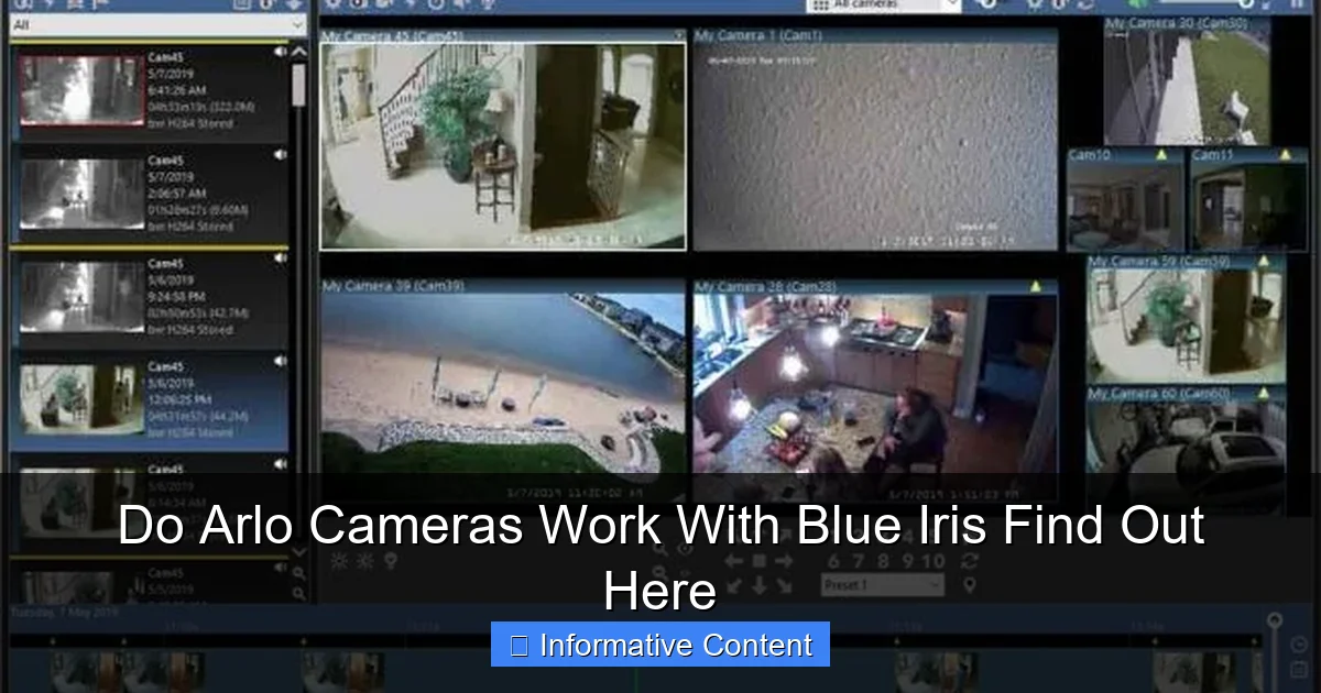Do Arlo Cameras Work With Blue Iris Find Out Here