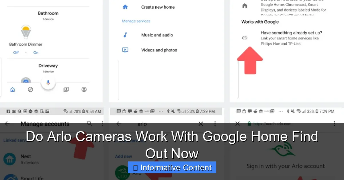 Do Arlo Cameras Work With Google Home Find Out Now