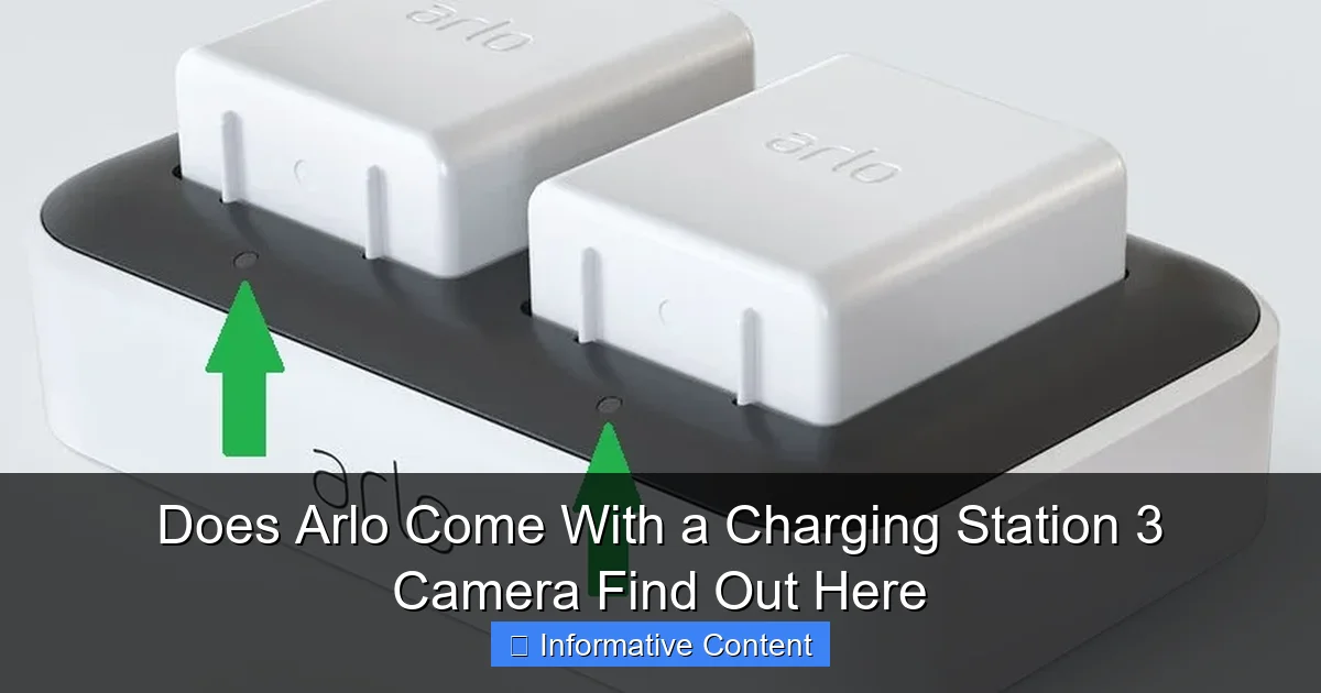 Does Arlo Come With a Charging Station 3 Camera Find Out Here