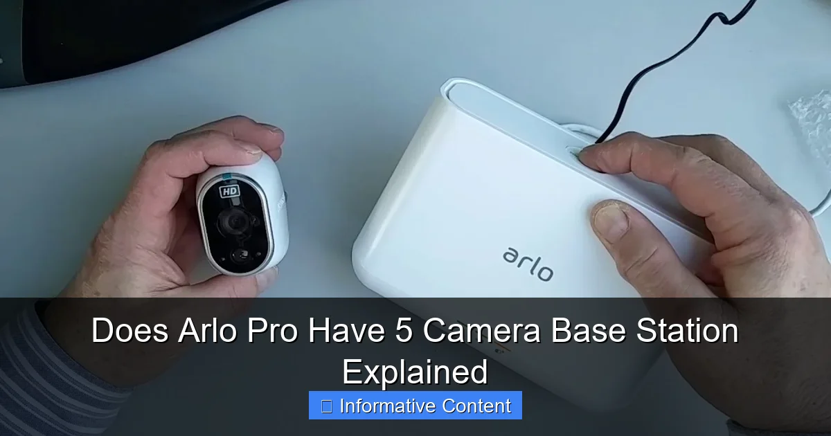 Does Arlo Pro Have 5 Camera Base Station Explained