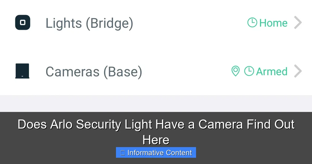 Does Arlo Security Light Have a Camera Find Out Here