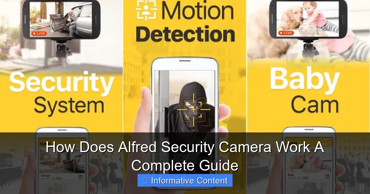 How Does Alfred Security Camera Work A Complete Guide