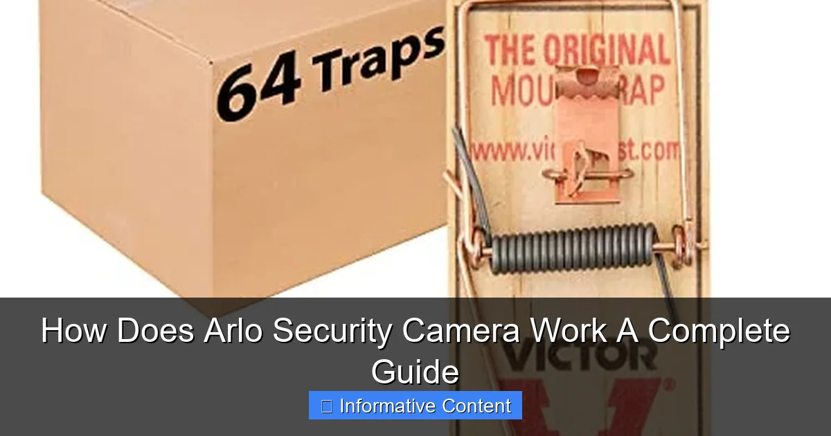 How Does Arlo Security Camera Work A Complete Guide