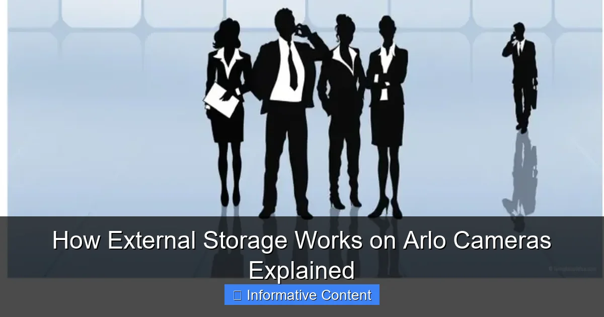 How External Storage Works on Arlo Cameras Explained