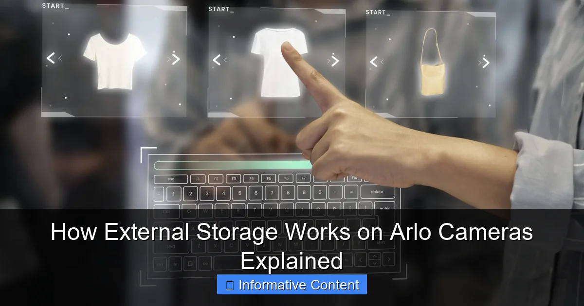 How External Storage Works on Arlo Cameras Explained