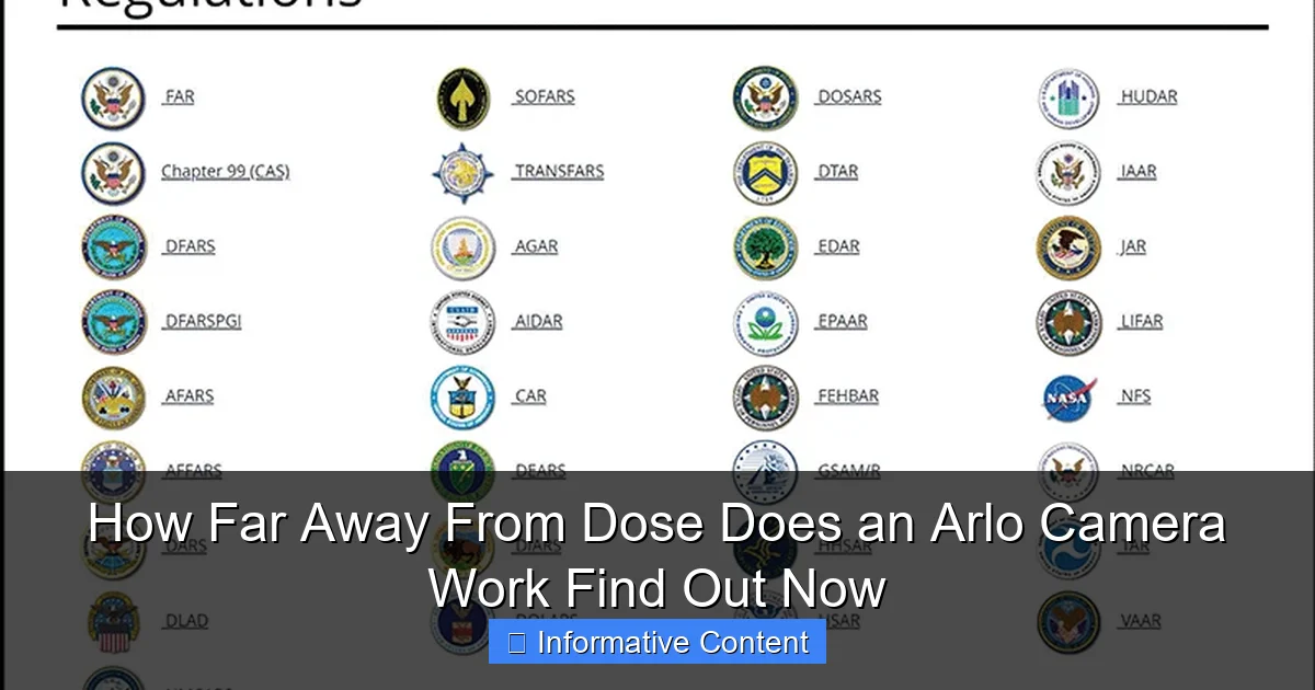 How Far Away From Dose Does an Arlo Camera Work Find Out Now