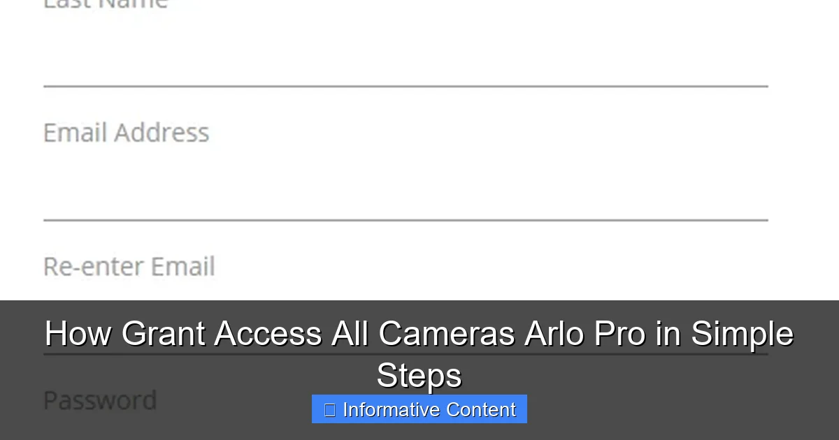 How Grant Access All Cameras Arlo Pro in Simple Steps