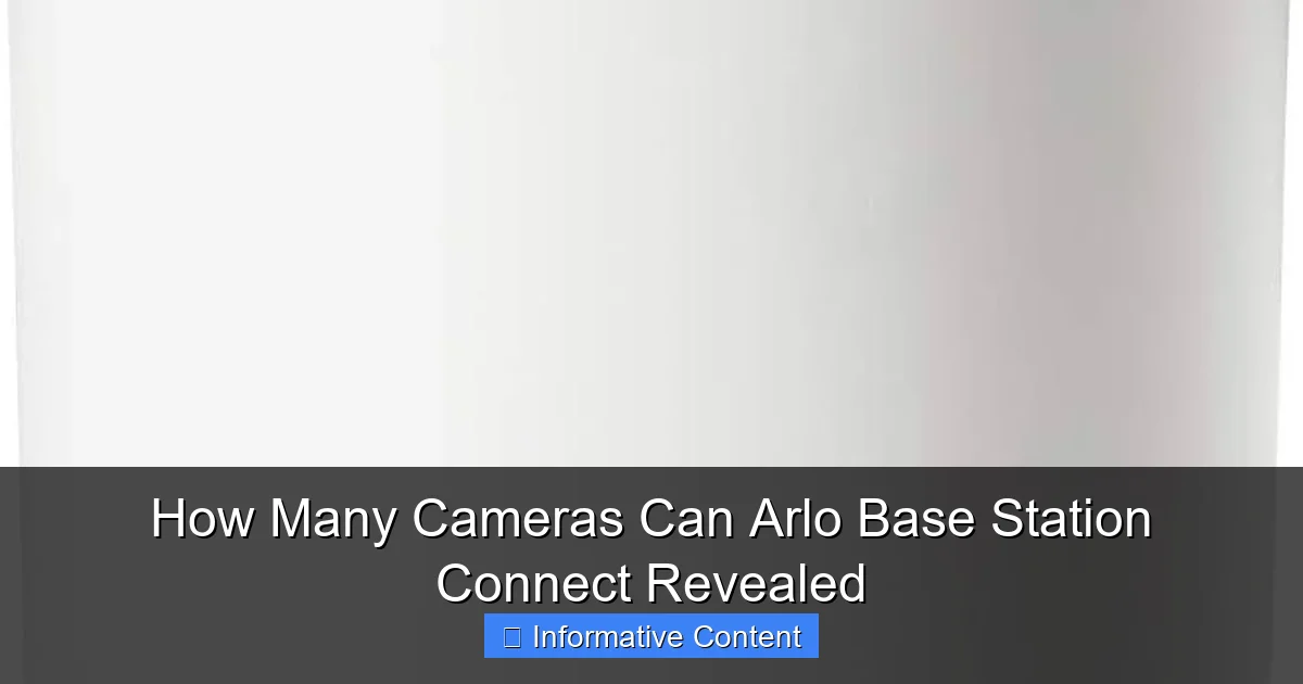 How Many Cameras Can Arlo Base Station Connect Revealed