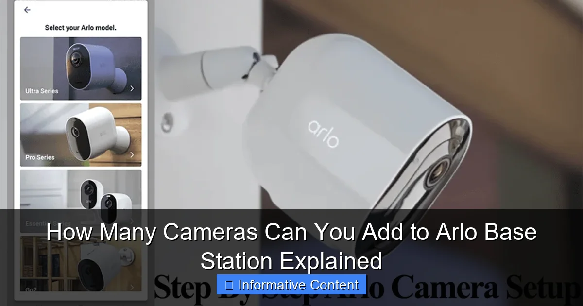How Many Cameras Can You Add to Arlo Base Station Explained