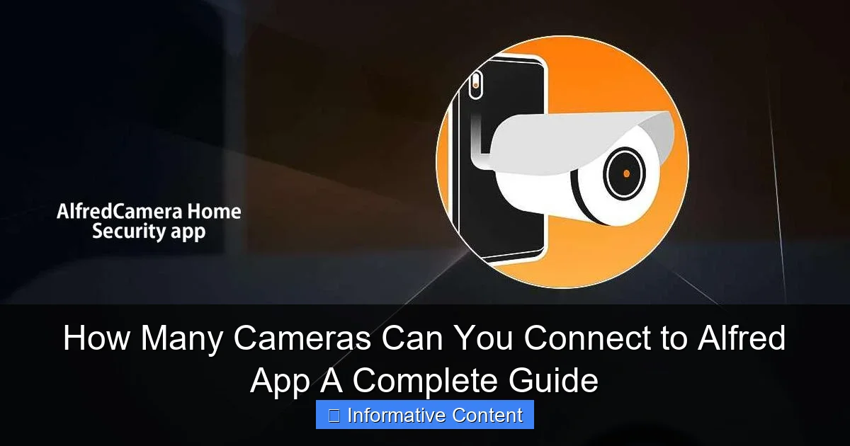 How Many Cameras Can You Connect to Alfred App A Complete Guide