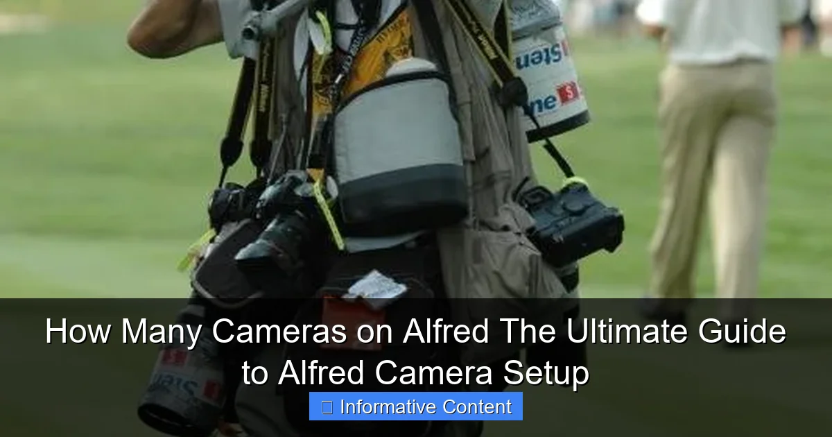 How Many Cameras on Alfred The Ultimate Guide to Alfred Camera Setup