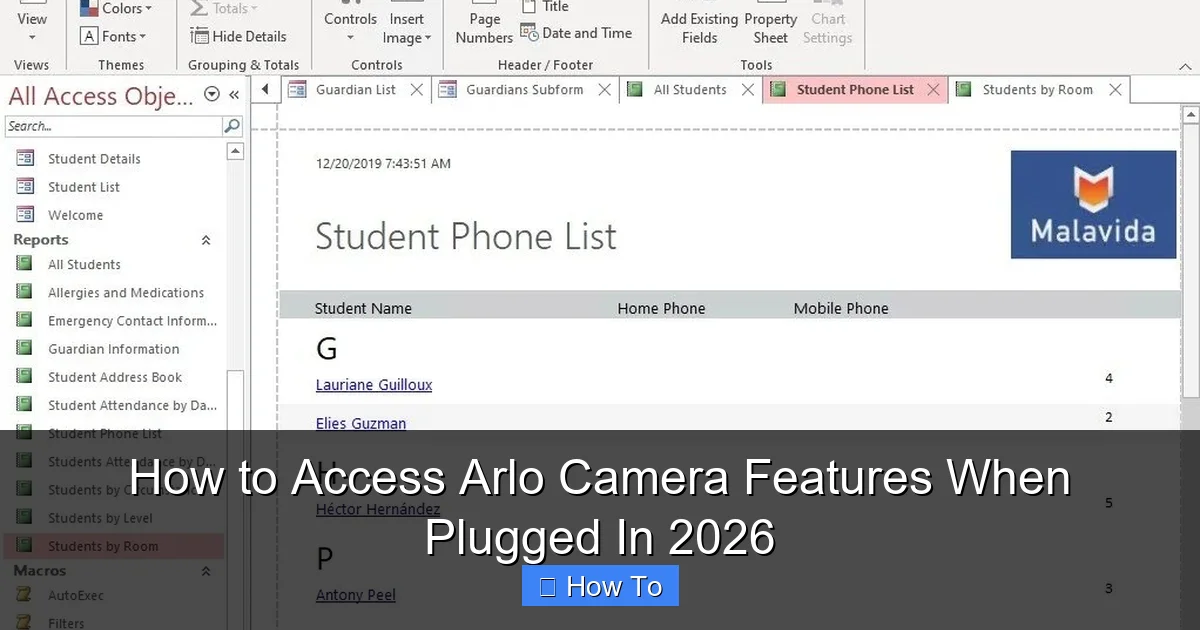 How to Access Arlo Camera Features When Plugged In 2026