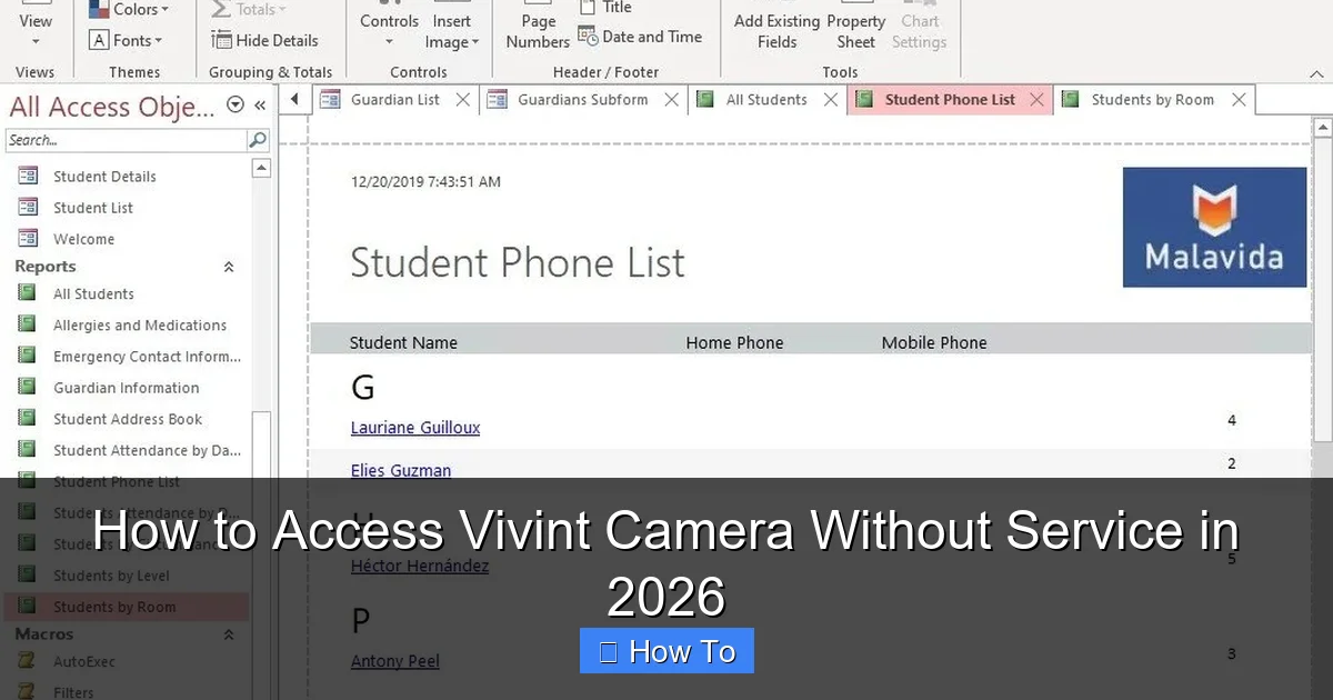 How to Access Vivint Camera Without Service in 2026