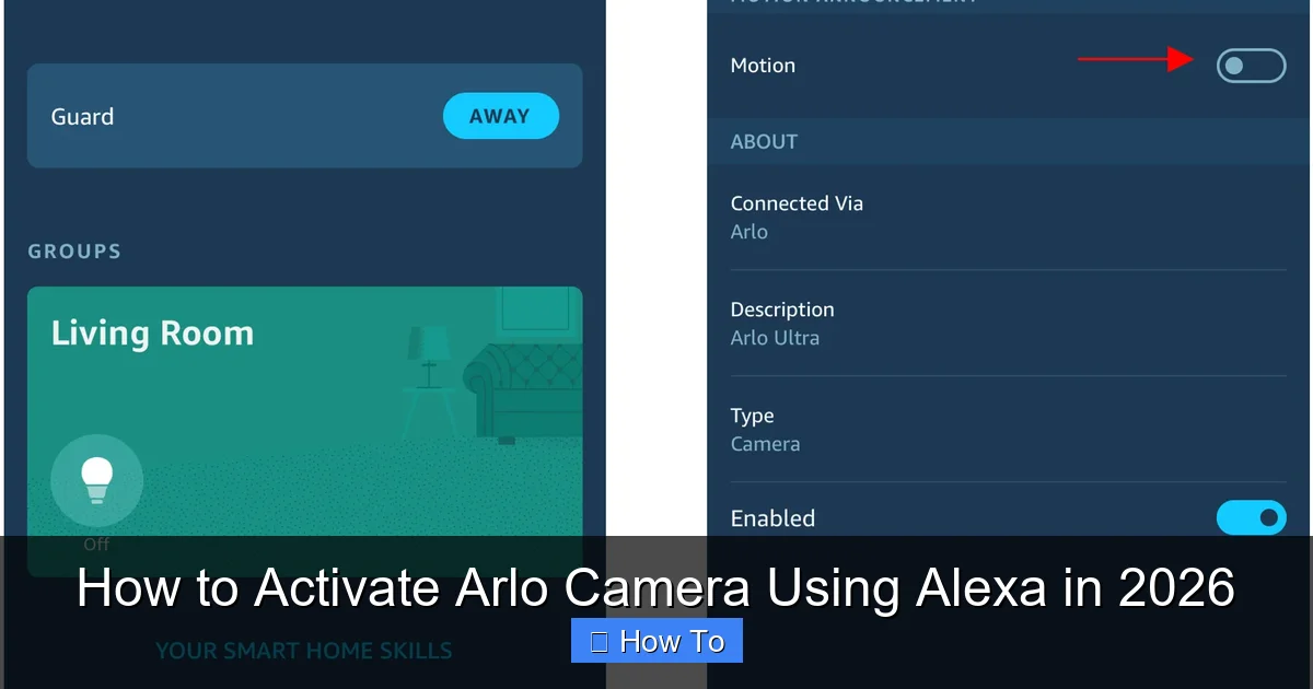How to Activate Arlo Camera Using Alexa in 2026