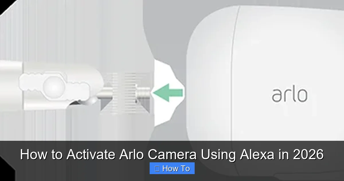 How to Activate Arlo Camera Using Alexa in 2026