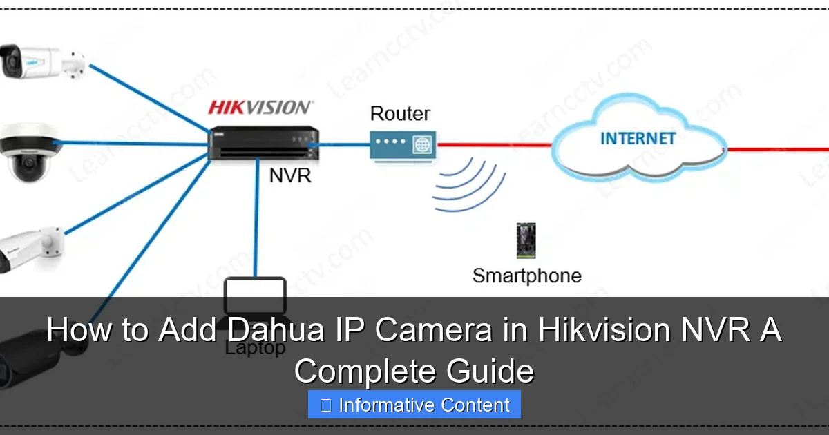 How to Add Dahua IP Camera in Hikvision NVR A Complete Guide