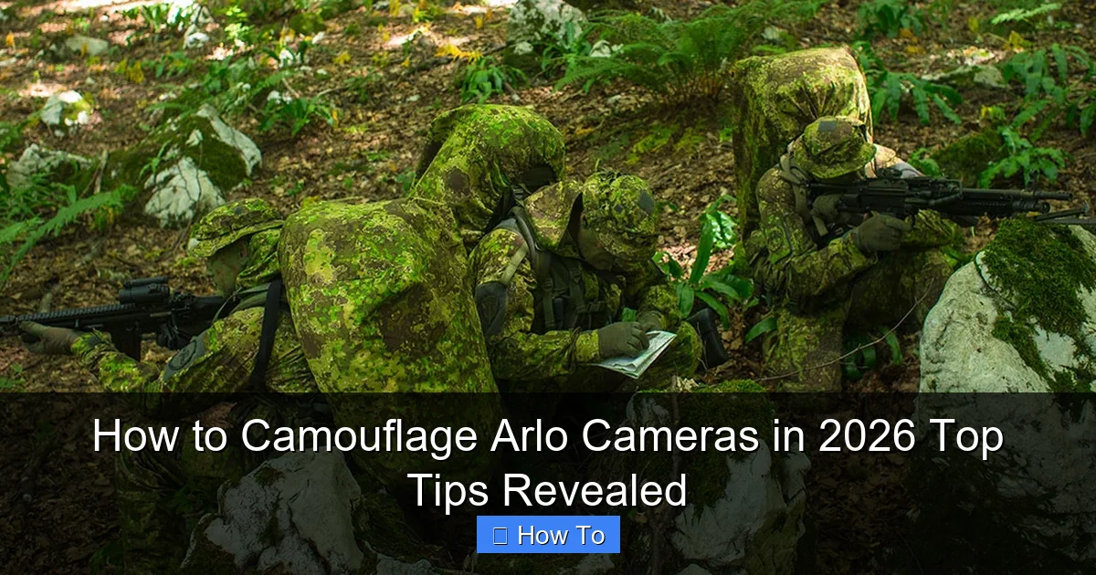 How to Camouflage Arlo Cameras in 2026 Top Tips Revealed