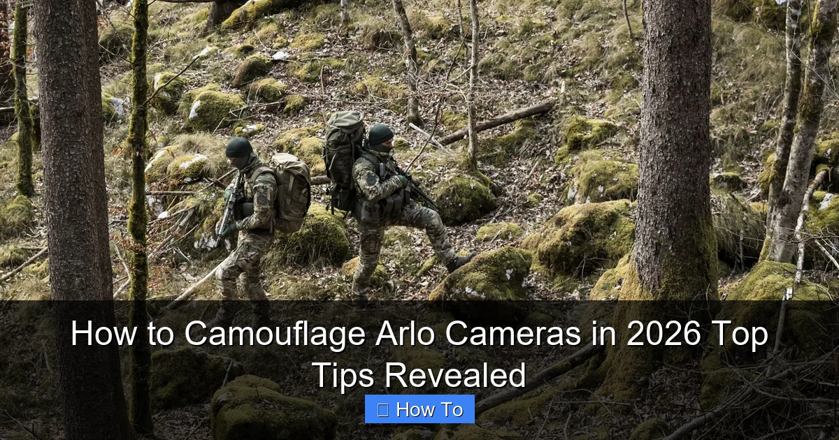 How to Camouflage Arlo Cameras in 2026 Top Tips Revealed