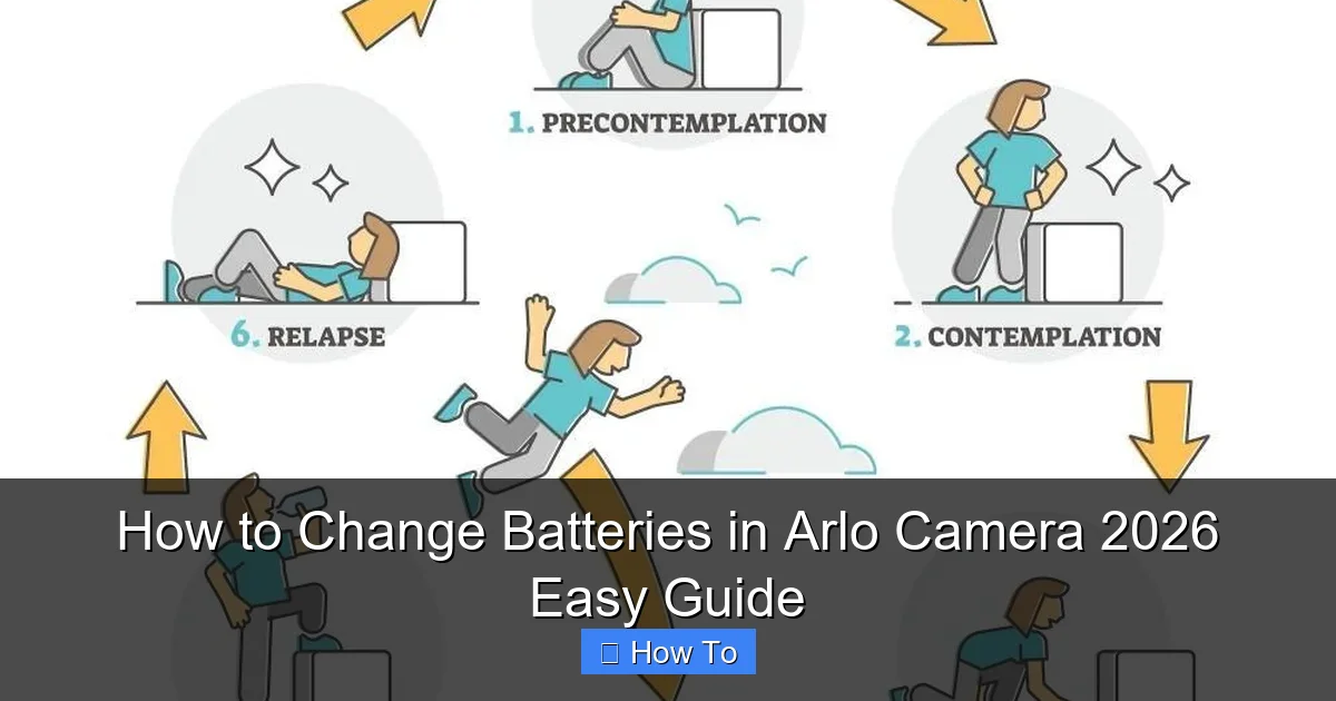 How to Change Batteries in Arlo Camera 2026 Easy Guide