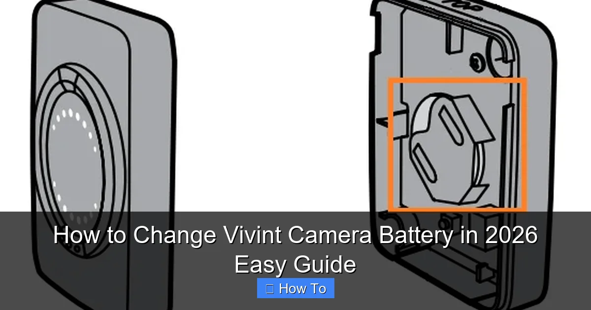 How to Change Vivint Camera Battery in 2026 Easy Guide