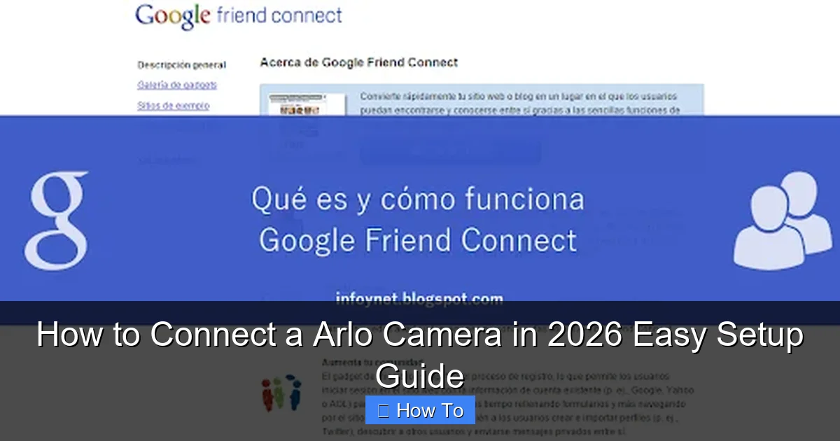 How to Connect a Arlo Camera in 2026 Easy Setup Guide