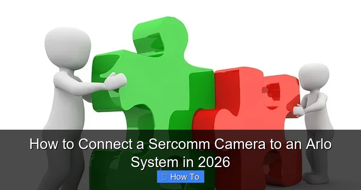 How to Connect a Sercomm Camera to an Arlo System in 2026