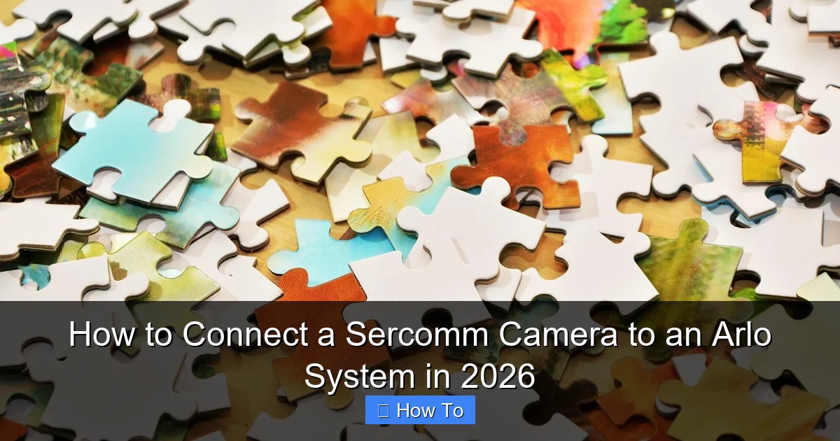 How to Connect a Sercomm Camera to an Arlo System in 2026