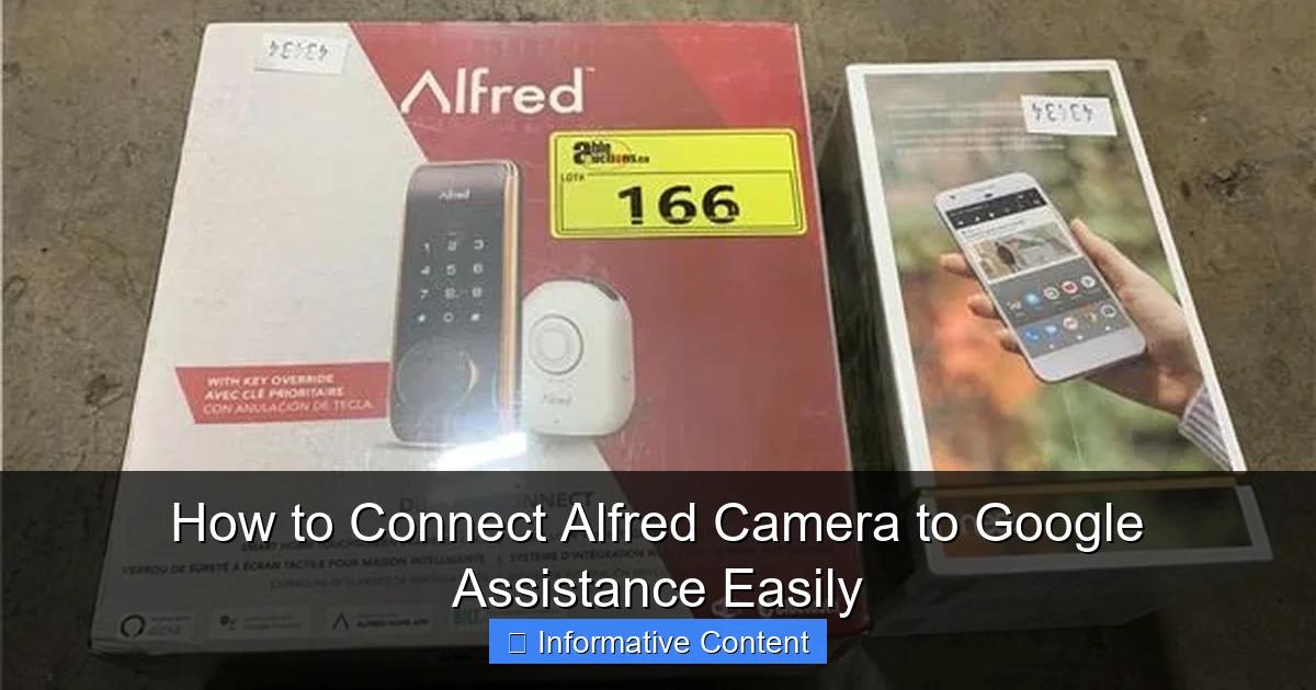 How to Connect Alfred Camera to Google Assistance Easily