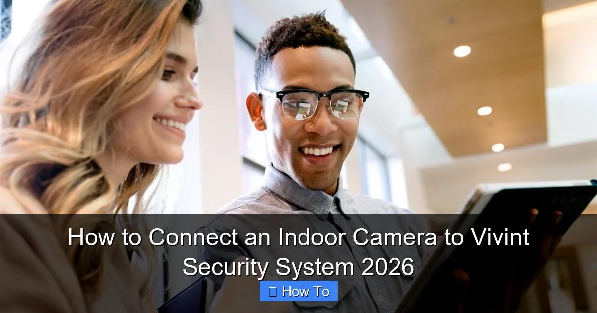 How to Connect an Indoor Camera to Vivint Security System 2026
