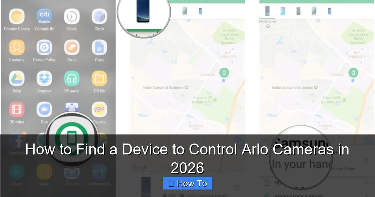 How to Find a Device to Control Arlo Cameras in 2026