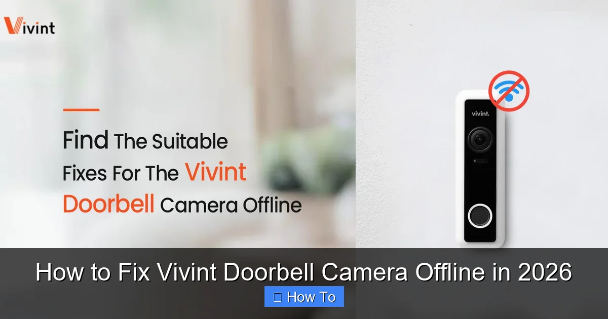 How to Fix Vivint Doorbell Camera Offline in 2026