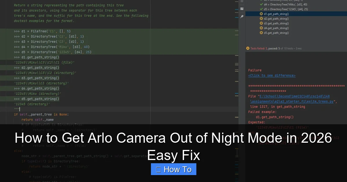 How to Get Arlo Camera Out of Night Mode in 2026 Easy Fix
