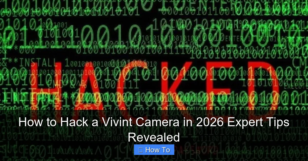 How to Hack a Vivint Camera in 2026 Expert Tips Revealed