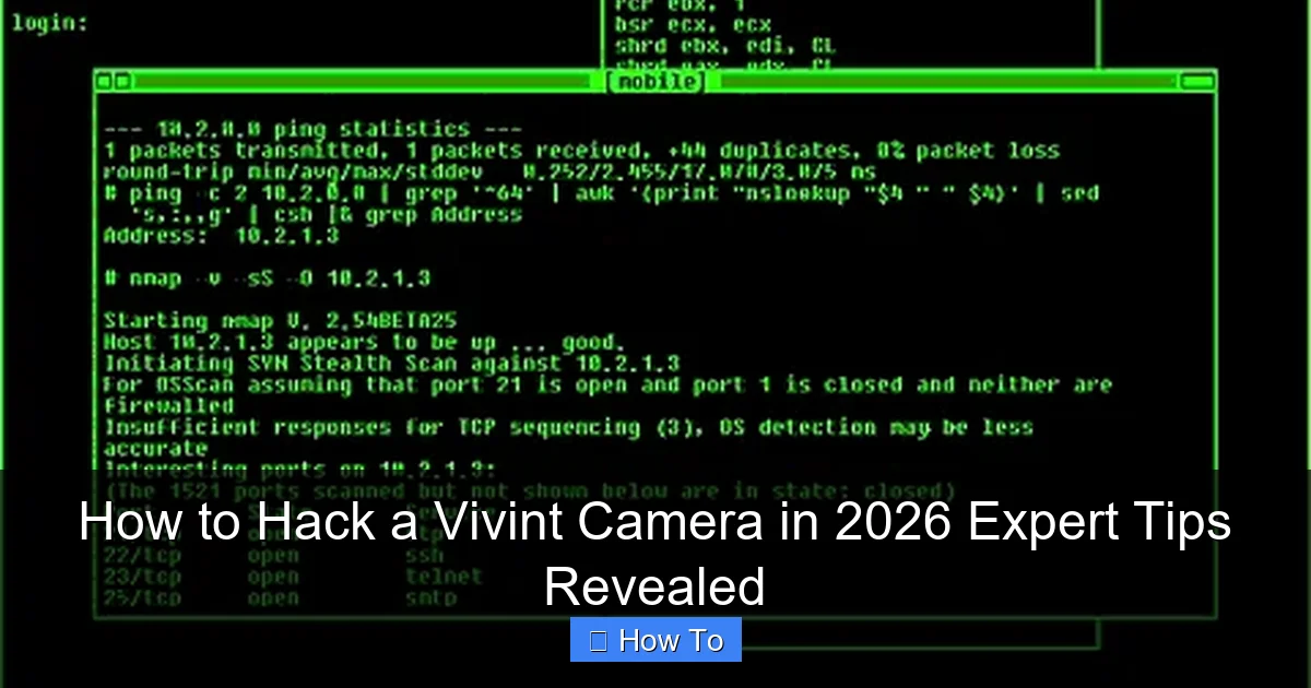 How to Hack a Vivint Camera in 2026 Expert Tips Revealed
