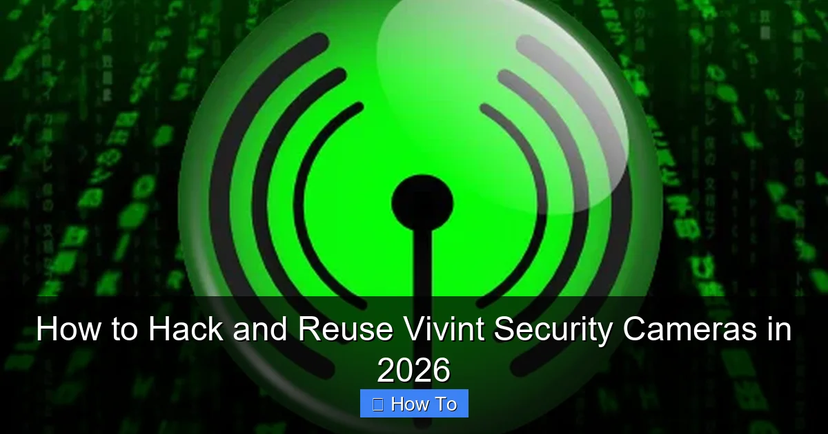 How to Hack and Reuse Vivint Security Cameras in 2026