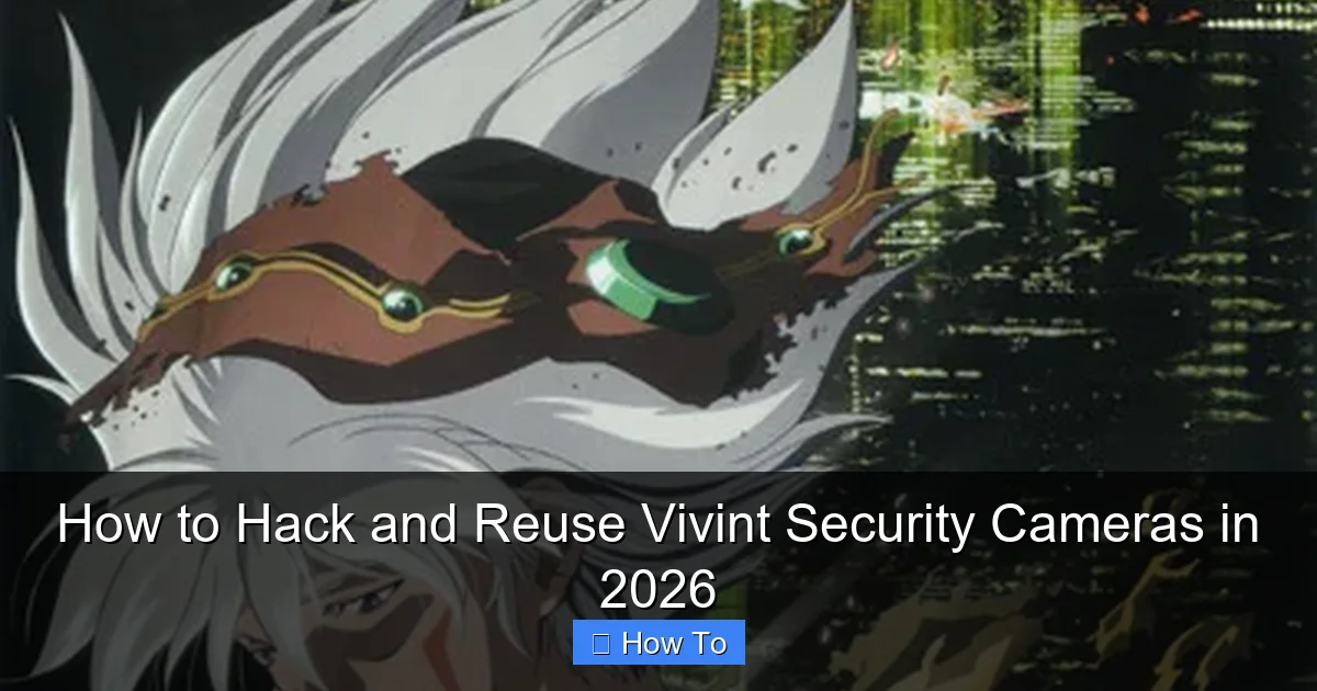 How to Hack and Reuse Vivint Security Cameras in 2026