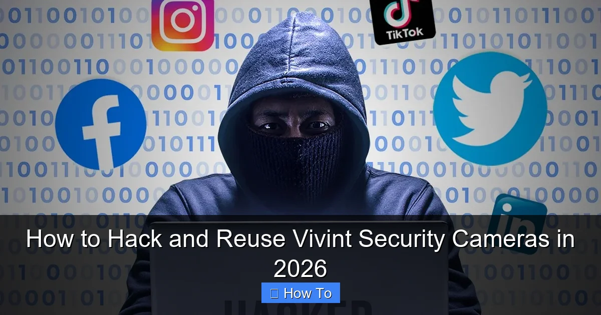 How to Hack and Reuse Vivint Security Cameras in 2026